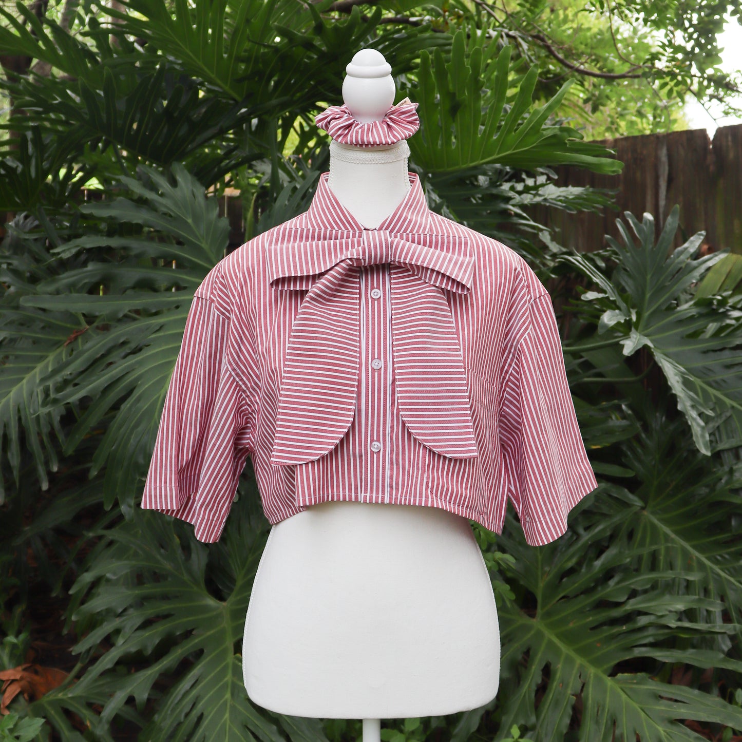 Revamp Shirt -Red/White Stripes-