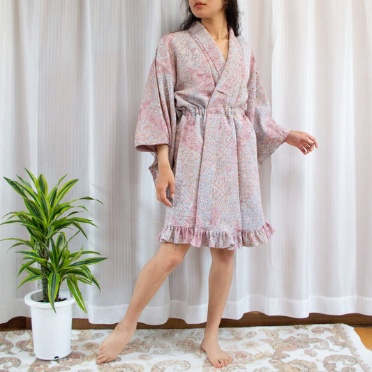 MTO Kimono Dress Mini -Otohime-