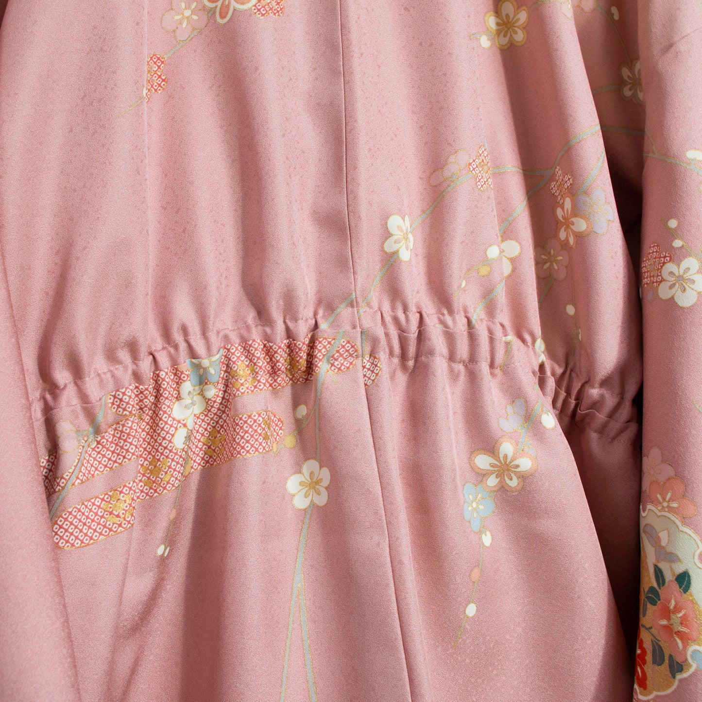 MTO Kimono Dress Mini -Peachy-