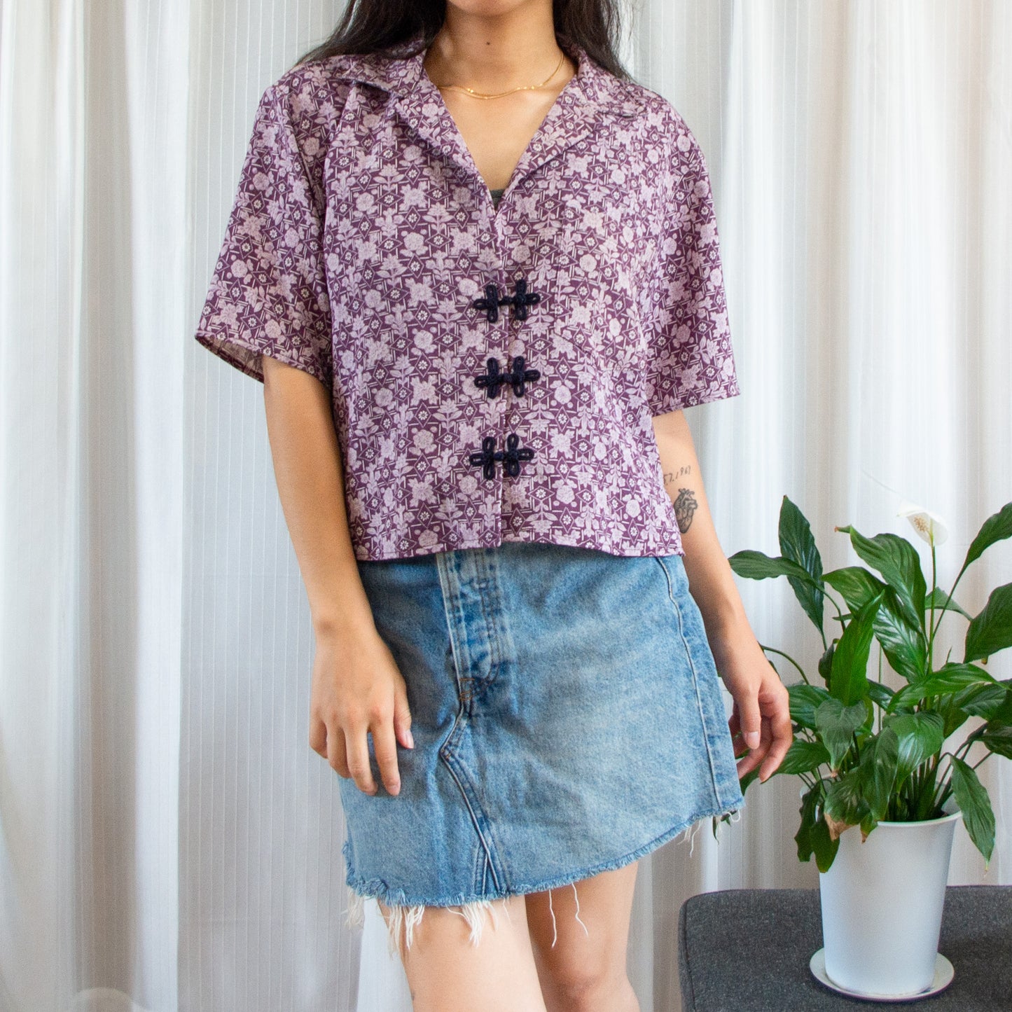Cropped Aoba Shirt -Shina-
