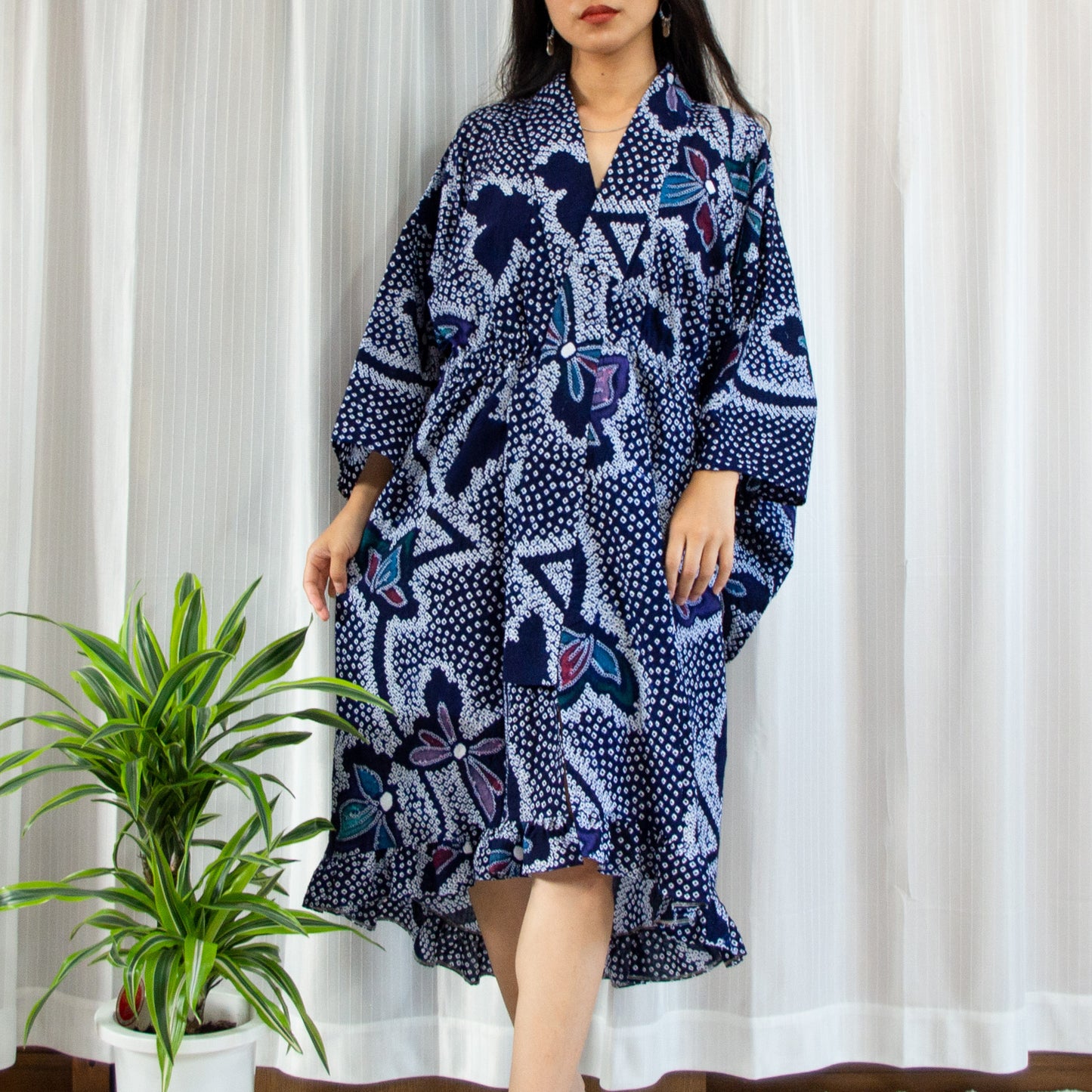 MTO Kimono Dress Mini -Abuku-