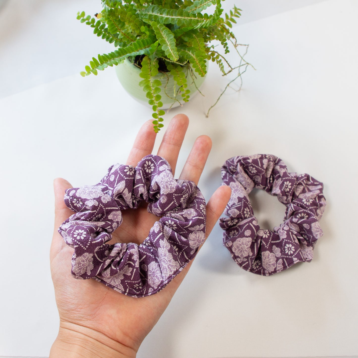 Pre-loved Kimono Scrunchie -Shina-