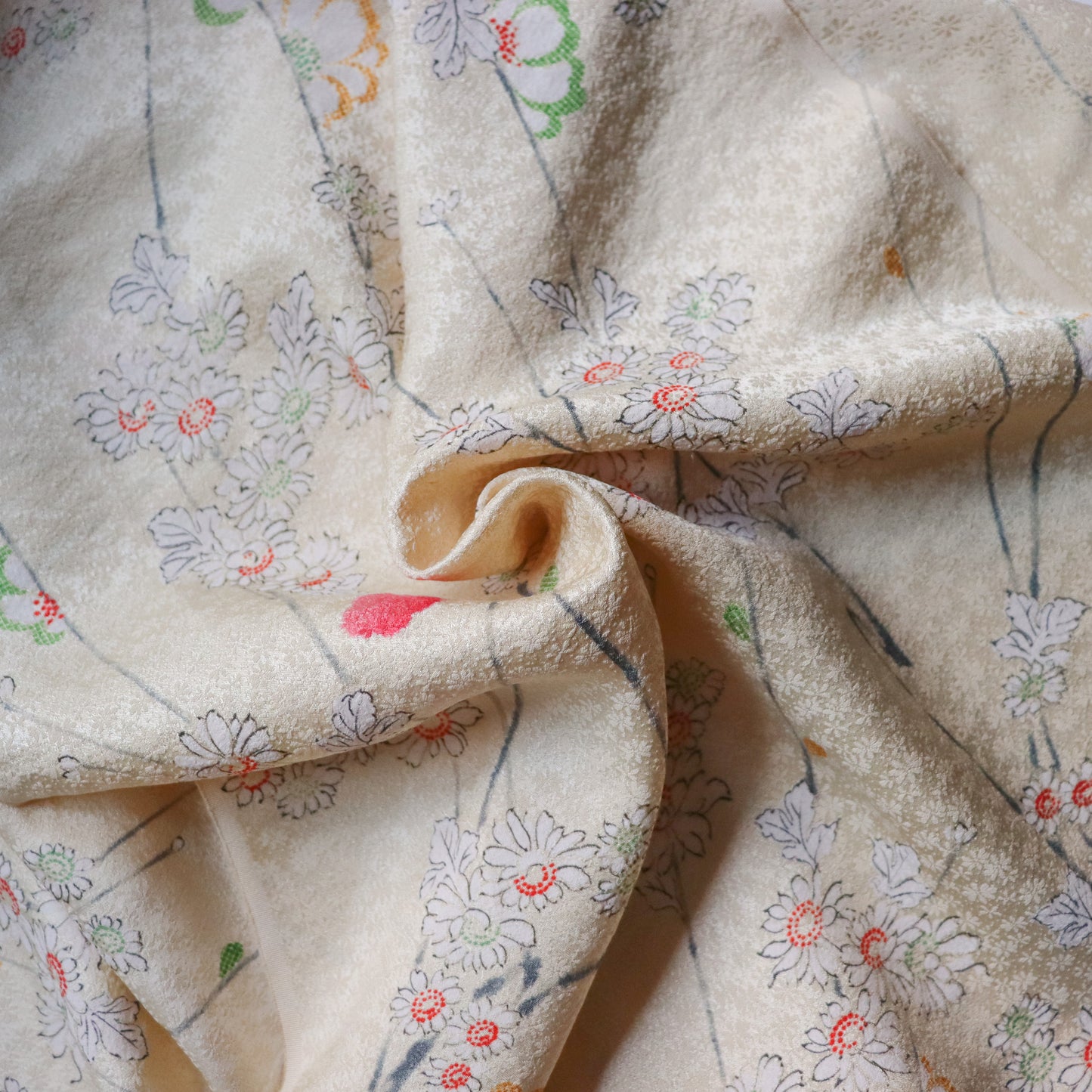 silk kimono fabric -mei-