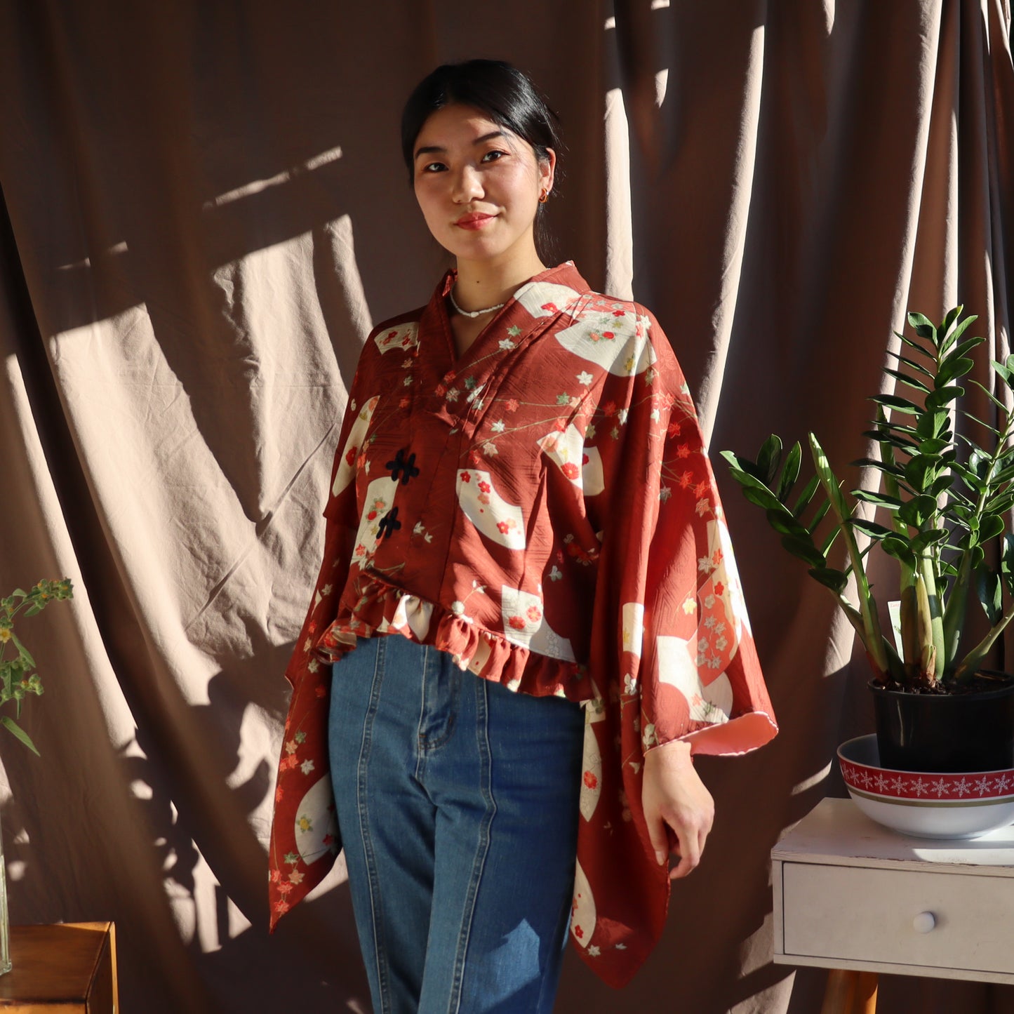 Custom Cropped Jacket -Yubi-