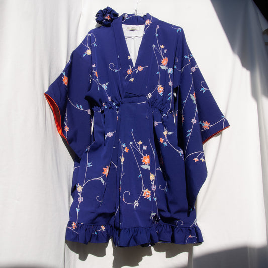 MTO Kimono Dress Mini -Ao-