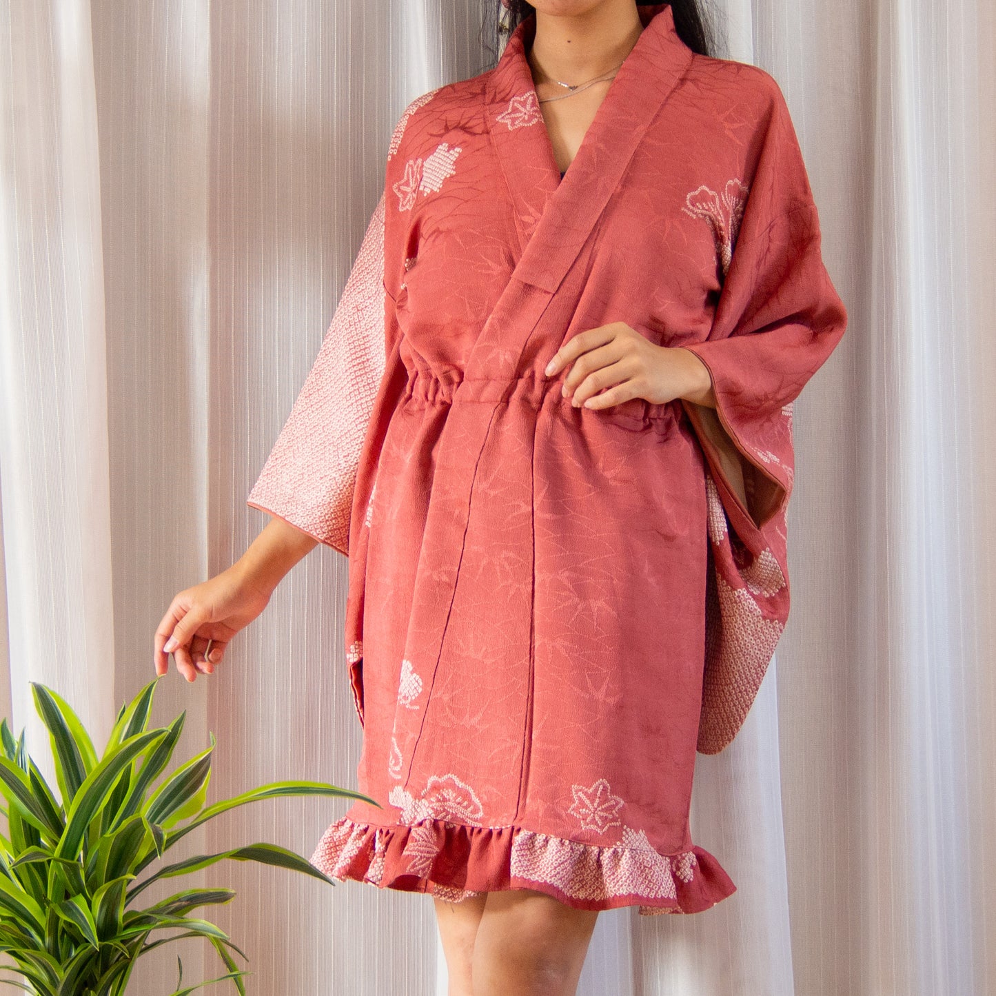 MTO Kimono Dress Mini -Kamuro-